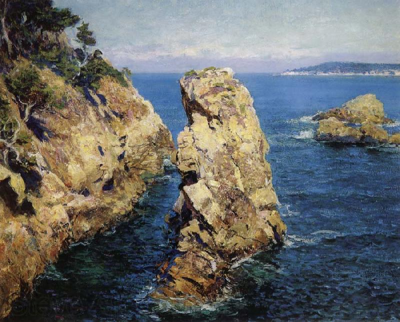 Guy Rose Point Lobos Norge oil painting art